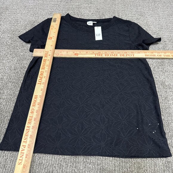 Gap Blouse Black Short Sleeve Women’s Size Small NWT - Picture 2 of 11